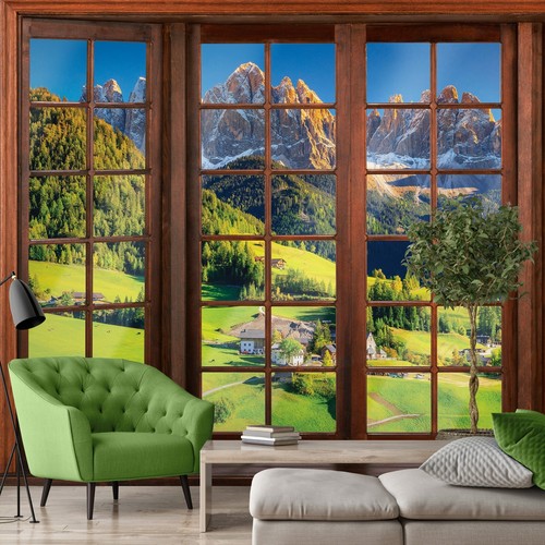 Fototapete fensterblick - 3d,